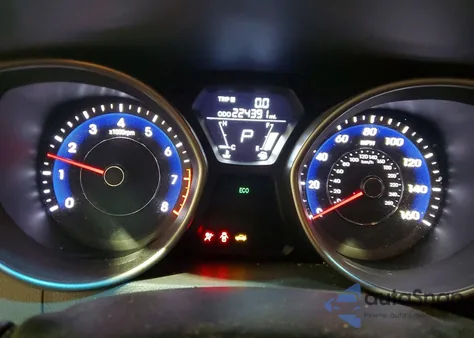 2013 Hyundai Elantra Gls z USA, uszkodzony, nr VIN 5NPDH4AE5DH447444